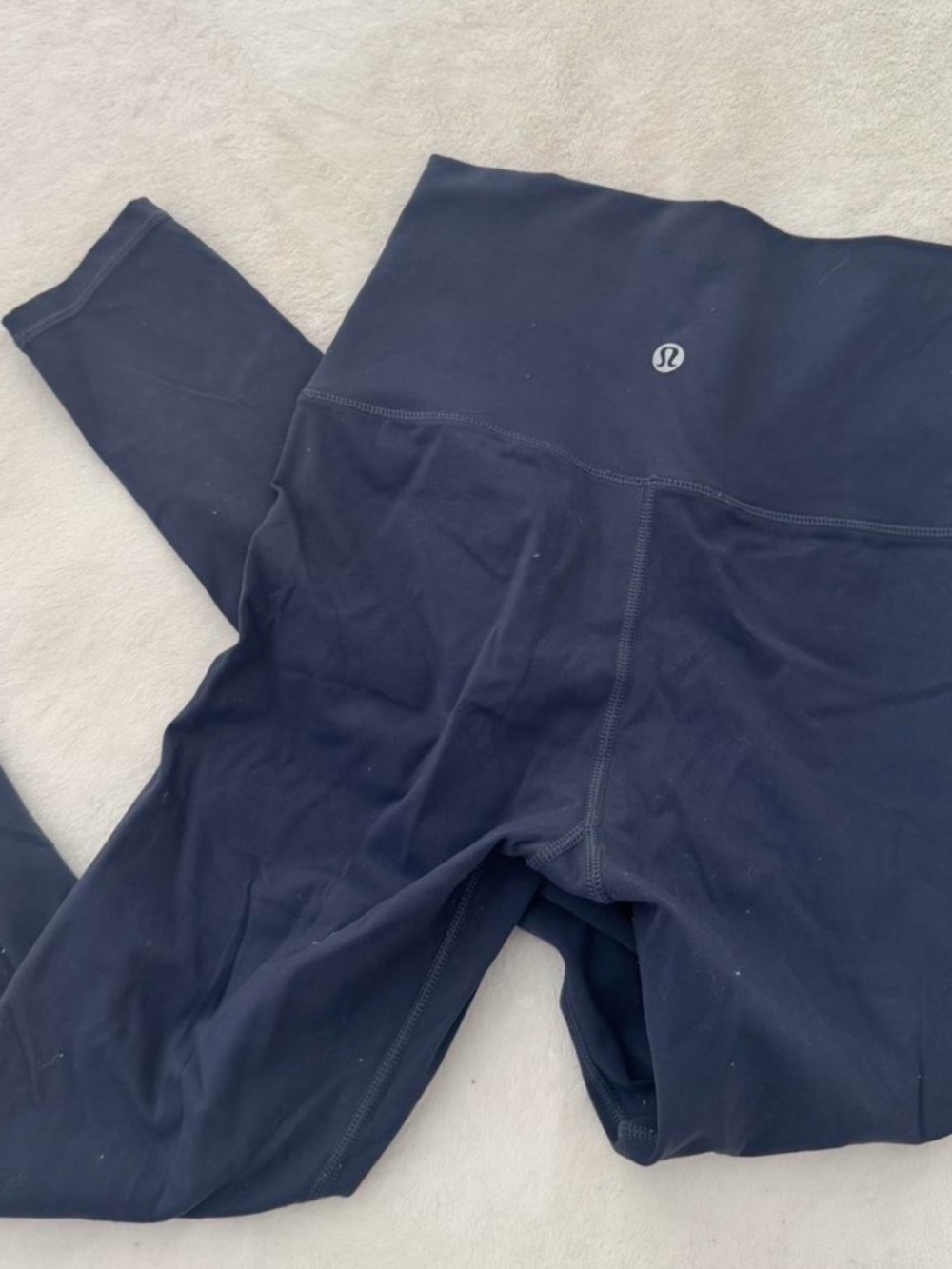 Lululemon Navy Leggings 28”